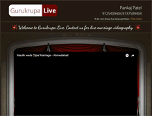 Tablet Screenshot of gurukrupalive.com